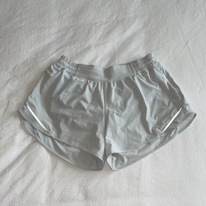 Lululemon Hotty Hot Shorts - Pale Baby Blue 4” size 10